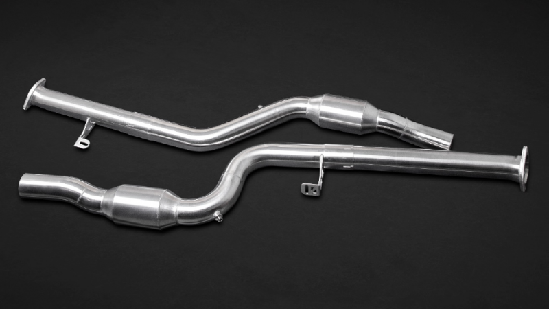 Photo of Capristo Valved Exhaust with Middle Silencer Delete, 200 Cell OPF/GPF Replacement, & Carbon Tips (G80/G82) for the BMW M4 (G82/83) - Image 2