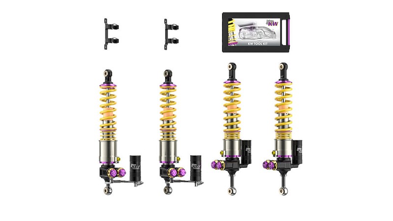 Photo of KW Suspension V5 with Hydraulic Lift System for the Porsche Carrera GT - Image 2