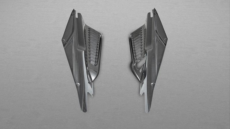 Photo of Capristo Engine Cover Set in Carbon Fibre (Italia/Speciale) for the Ferrari 458 Speciale/Aperta - Image 1