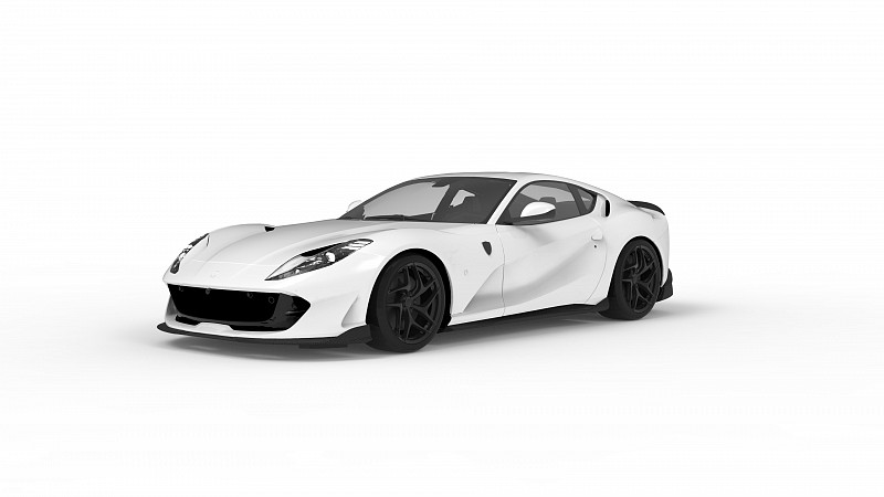 Photo of 1016 Industries Carbon Front Bumper Insert for the Ferrari 812 Superfast/GTS - Image 2