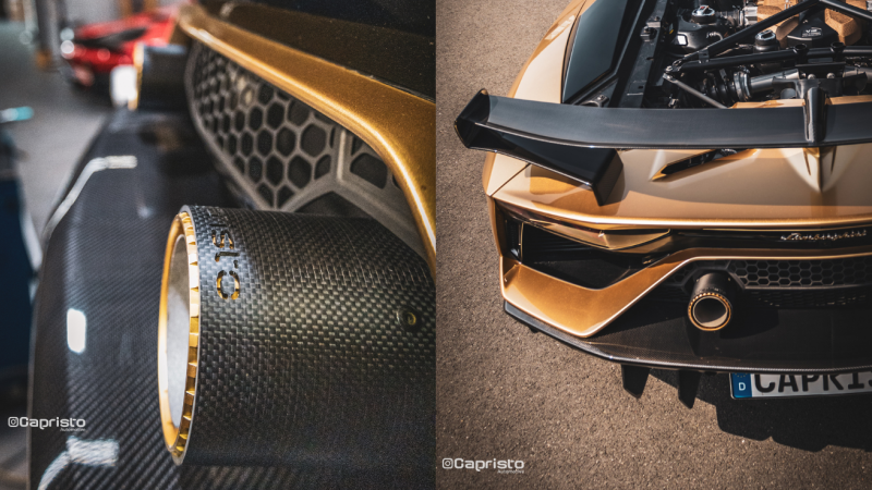 Photo of Capristo Carbon Fibre Exhaust Tips for the Lamborghini Aventador SVJ LP770-4 - Image 5