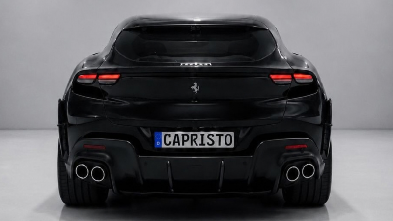 Photo of Capristo Carbon FIbre Side Skirts + Wheel/Fender Arches for the Ferrari Purosangue - Image 5
