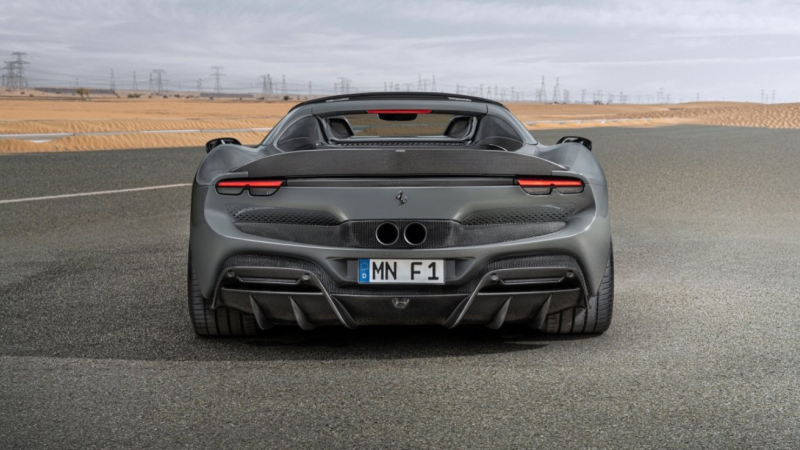 Photo of Novitec Carbon Fibre Dual Tailpipes for the Ferrari 296 GTB/GTS - Image 7