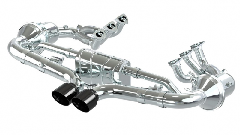 Photo of Capristo Manifolds Set with OPF Delete & 250-Cell Sport Cats for the Porsche 992.1 GT3/GT3 Touring - Image 4