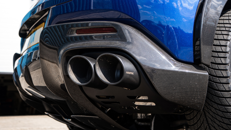 Photo of Novitec Black Stainless Steel Exhaust Tailpipes for the Ferrari Purosangue - Image 2