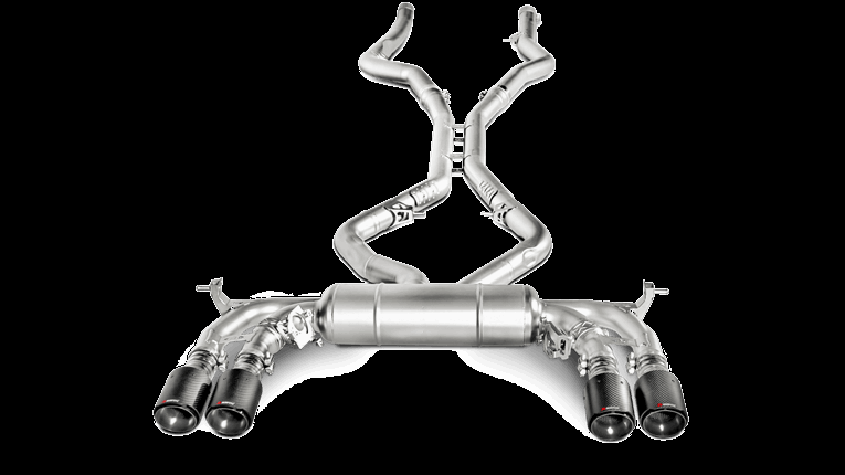Photo of Akrapovic Evolution Line Titanium Exhaust (F85) for the BMW X5/X6 M (F96/F96) - Image 2