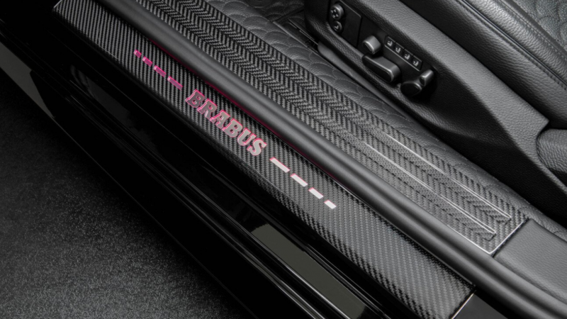 Photo of Brabus Carbon Scuff Plates (Illuminated) for the Bentley Continental GT Speed (4th Gen) - Image 1