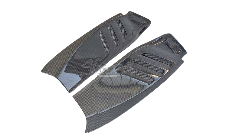 Photo of Novitec Carbon Fibre Grill Vents for Rear Engine Lid for the Ferrari F8 Tributo/Spider - Image 4