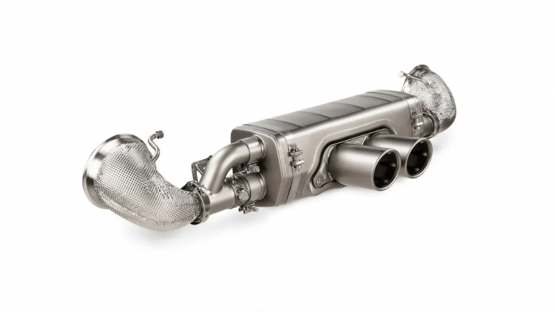Photo of Akrapovic Titanium Slip-On Race Line Exhaust for the Porsche 992.1 GT3/GT3 Touring - Image 2