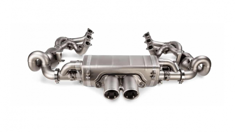 Photo of Akrapovic Titanium Evolution Exhausy Header Set for the Porsche 992.1 GT3/GT3 Touring - Image 2