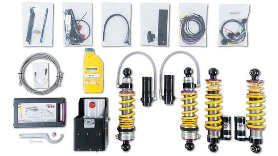 Photo of KW Suspension Coilover Kit V3 with HLS 2 Hydraulic Lift System for the Ferrari 360/360 Challenge Stradale - Image 1