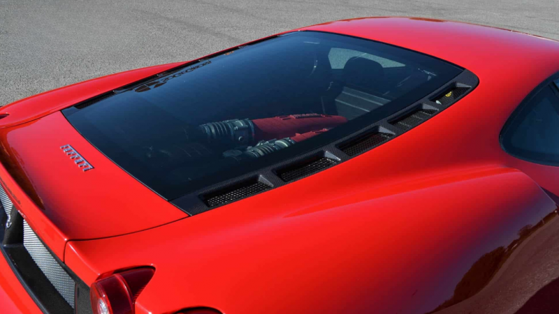 Photo of Novitec Carbon FIbre Rear Hood Carbon Grills for the Ferrari F430 Coupe/Spider - Image 1