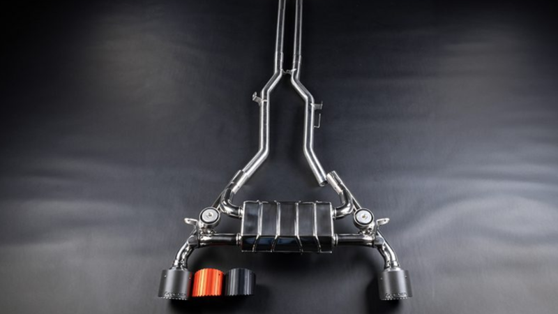 Photo of Capristo Valved Sport Exhaust System with Aluminium Tips for the Nissan Nissan Z (RZ34) - Image 4