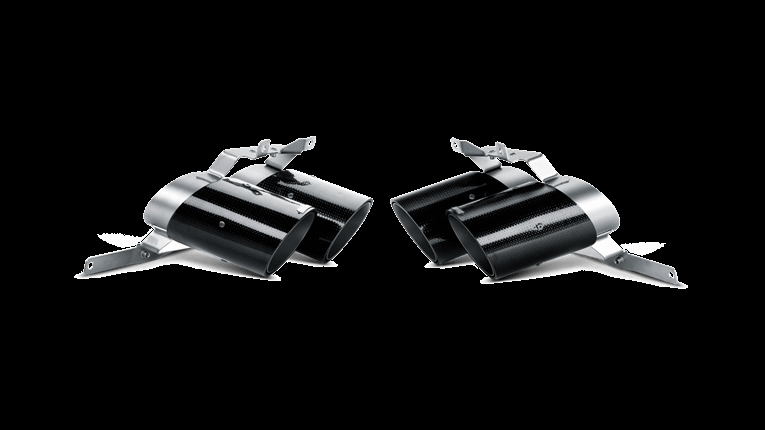 Photo of Akrapovic Tailpipe Set (Carbon) for the Lamborghini Gallardo LP550/LP560/LP570 - Image 3