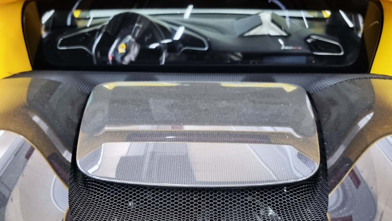 Photo of Novitec Carbon Fibre Rear Engine Lid Centre Insert (GTB only) for the Ferrari 296 GTB/GTS - Image 1