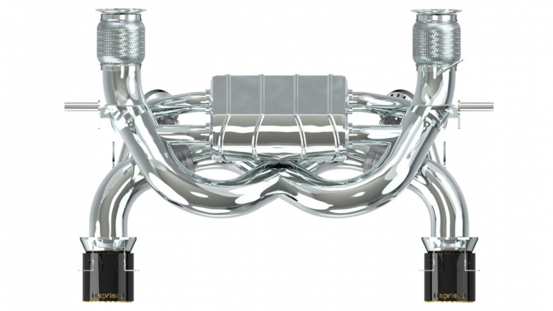 Photo of Capristo Valved X-Pipe Sport Exhaust for the Lamborghini Huracan EVO/EVO RWD LP640 - Image 3