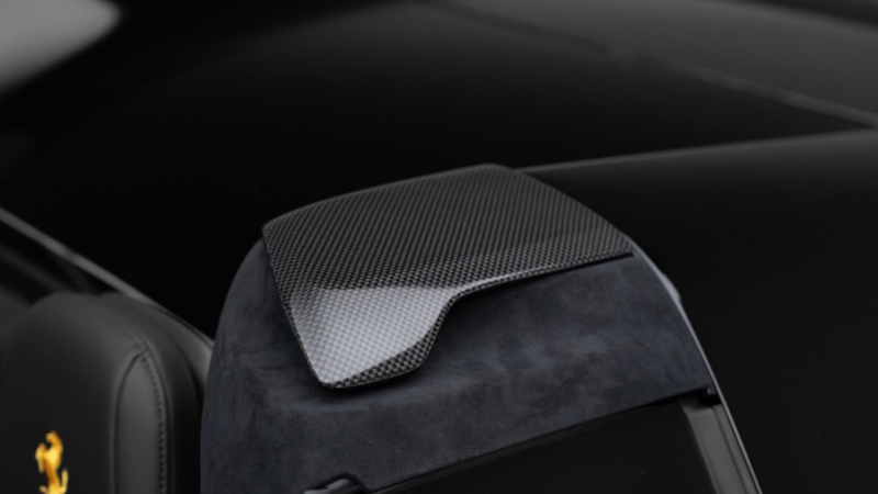 Photo of Novitec Carbon Fibre Rear Bulkhead Attachment Covers for the Ferrari 12Cilindri Coupe/Spider - Image 1