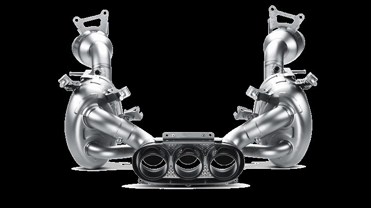 Photo of Akrapovic Slip-On Line Titanium Exhaust for the Ferrari 458 Italia/Spider - Image 3