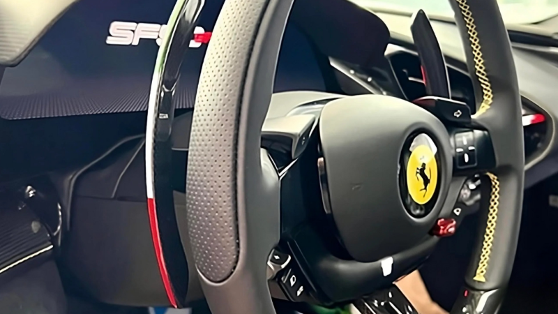Photo of Novitec Carbon Fibre Extended Tricolore F1 Racing Shift Paddles for the Ferrari Purosangue - Image 2