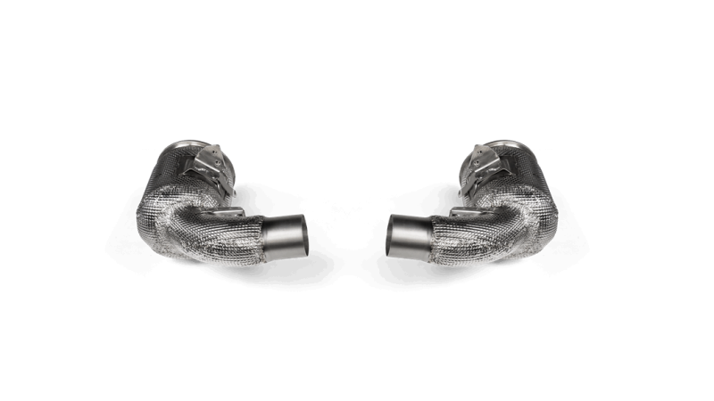 Photo of Akrapovic Link Pipe Set w Cat (SS) for the Porsche 992.1 Turbo/Turbo S - Image 1