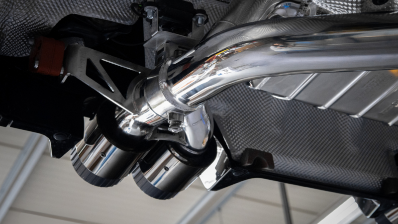 Photo of Capristo Valved Exhaust with Middle Silencer Delete and 200 Cell OPF/GPF Replacement for the BMW M3 (G80/81) - Image 10