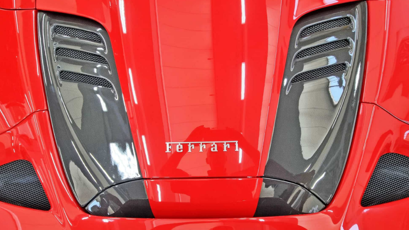 Photo of Novitec Carbon Fibre Grill Vents for Rear Engine Lid for the Ferrari F8 Tributo/Spider - Image 1