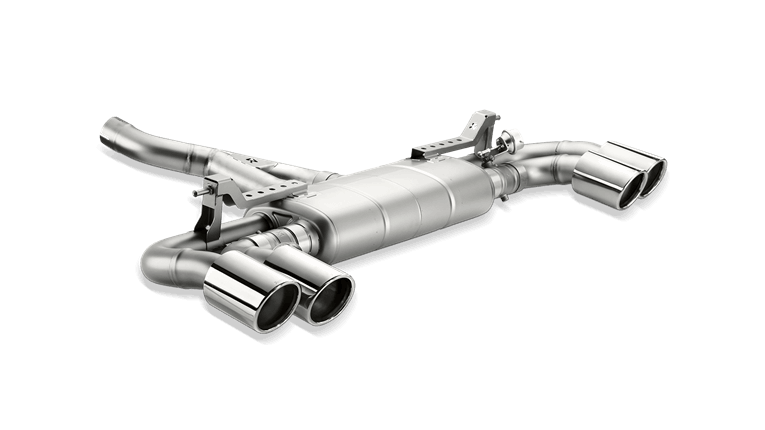 Photo of Akrapovic Slip-On Line Titanium Exhaust for the Porsche Cayenne Turbo (2003-2017) - Image 2