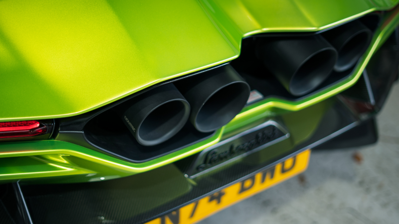 Photo of Novitec Stainless Steel Black Tailpipes for the Lamborghini Revuelto - Image 4