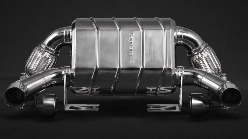 Photo of Capristo Valved Sports Exhaust with Sport Catalyst Downpipes for the Ferrari F430 Scuderia/16M - Image 2