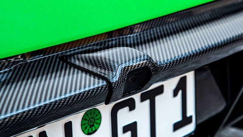 Photo of Novitec Rearview Camera Cover for Novitec Diffusor for the Lamborghini Huracan LP610-4 - Image 3