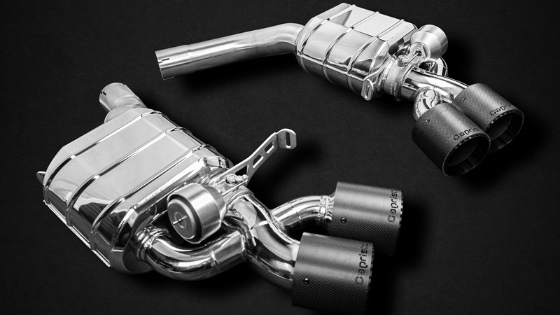 Photo of Capristo Valved Exhaust with Carbon Quad Tips for the Audi RS6/RS7 C8 - Image 3