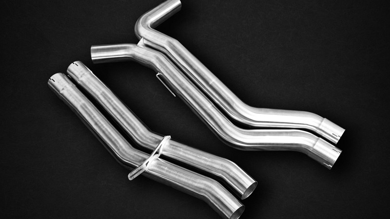 Photo of Capristo Valved Exhaust with Carbon Quad Tips for the Audi RS6/RS7 C8 - Image 2