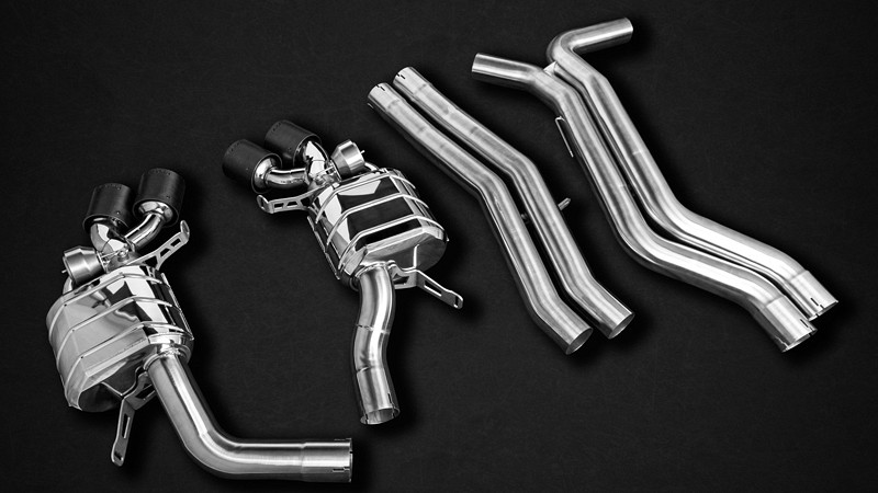 Photo of Capristo Valved Exhaust with Carbon Quad Tips for the Audi RS6/RS7 C8 - Image 1