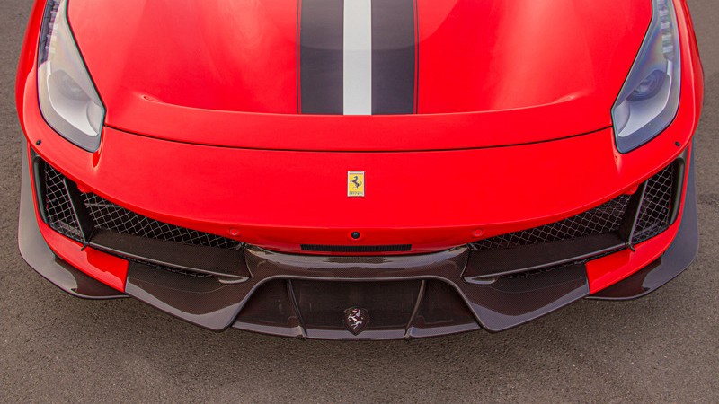 Photo of Capristo Carbon Fibre Front Spoiler Lip & Side Wings for the Ferrari 488 Pista/Pista Spider - Image 1