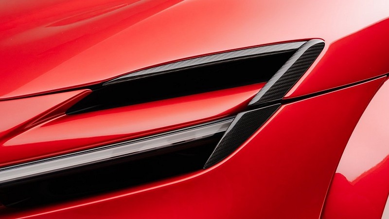 Photo of Novitec Carbon Engine Bonnet Head Light Attachments for the Ferrari Purosangue - Image 2