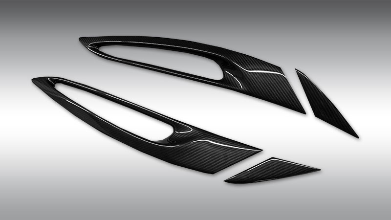 Photo of Novitec Carbon Inserts for Air Outlets - Engine Bonnet for the Ferrari 812 Superfast/GTS - Image 3