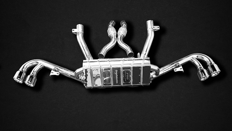 Photo of Capristo Full Exhaust System (Manifolds, Cat Delete Pipes and Valved X-Pipe Rear Silencer) for the Ferrari F50 - Image 2