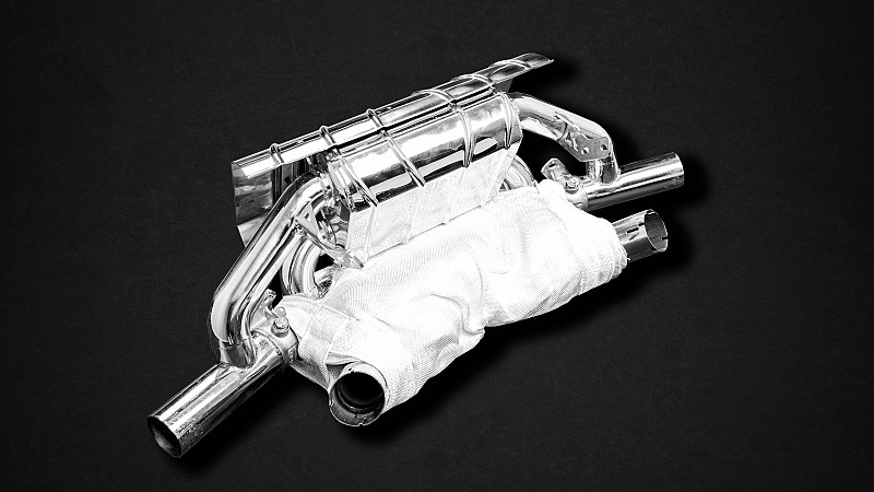 Photo of Capristo Full Exhaust System (Manifolds, Cat Delete Pipes and Valved X-Pipe Rear Silencer) for the Ferrari F50 - Image 3