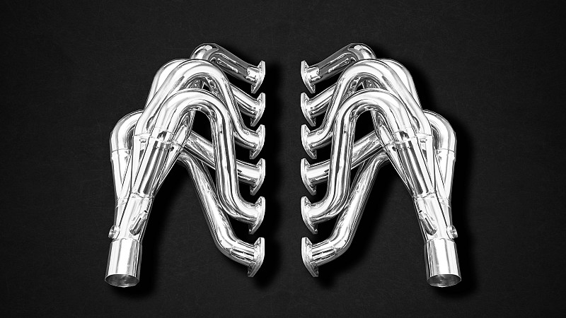 Photo of Capristo Full Exhaust System (Manifolds, Cat Delete Pipes and Valved X-Pipe Rear Silencer) for the Ferrari F50 - Image 4