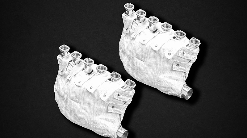 Photo of Capristo Full Exhaust System (Manifolds, Cat Delete Pipes and Valved X-Pipe Rear Silencer) for the Ferrari F50 - Image 5