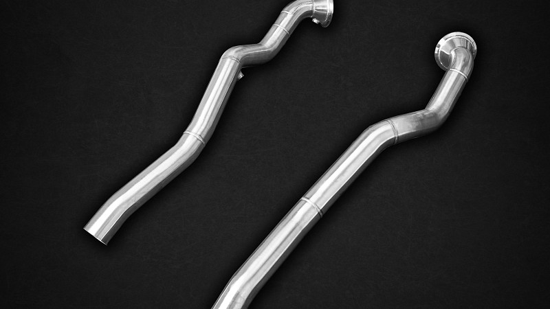 Photo of Capristo Catless Downpipes with Heat Protection for the Ferrari F12 TDF - Image 4