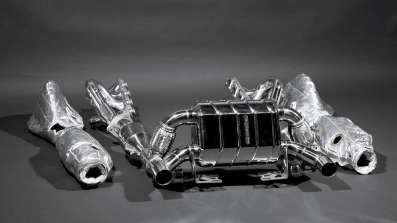 Photo of Capristo Valved Sports Exhaust with Catless Downpipes for the Ferrari F430 Scuderia/16M - Image 9