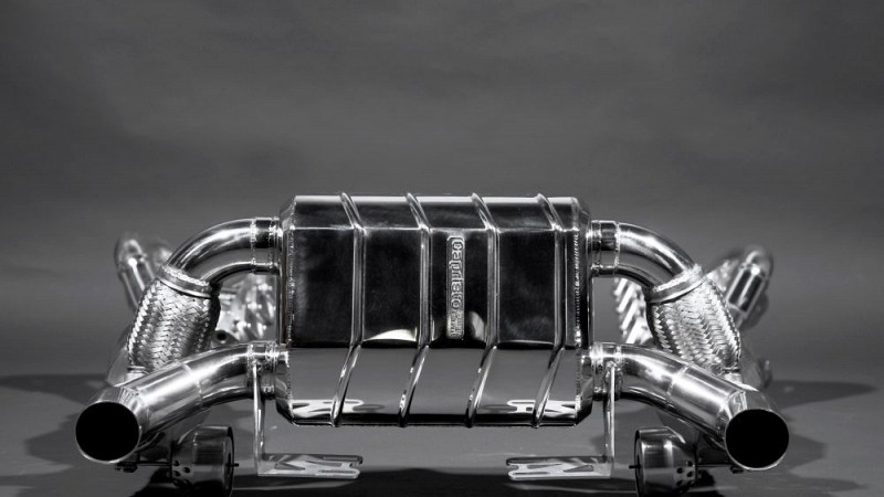 Photo of Capristo Valved Sports Exhaust with Catless Downpipes for the Ferrari F430 Scuderia/16M - Image 8