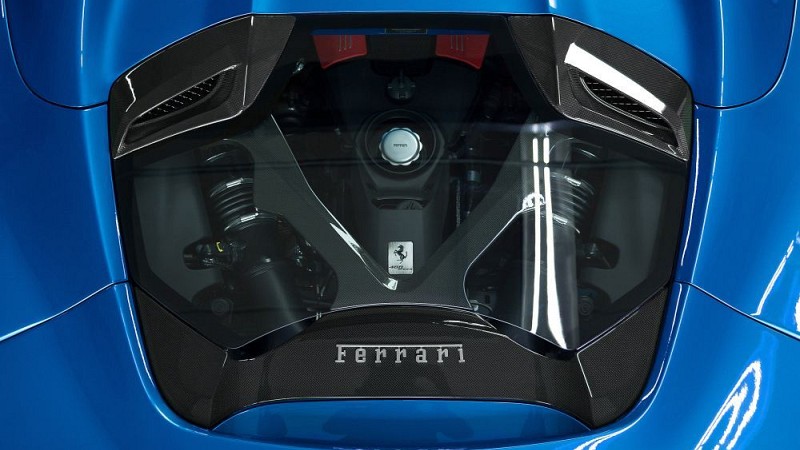 Photo of Capristo Engine Bonnet in Carbon & Glass (Spider) for the Ferrari 488 GTB/Spider - Image 1