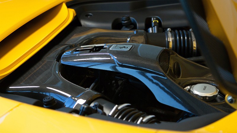 Photo of Capristo Carbon Fibre Airbox and Lock set for the Ferrari 488 Pista/Pista Spider - Image 3