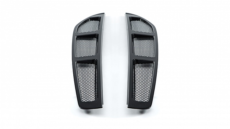 Photo of Kline Innovation Carbon Fibre Engine Deck Lid Grills for the Ferrari F430 Coupe/Spider - Image 4
