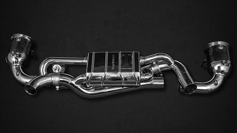 Photo of Capristo Valved Sport Exhaust with 250-Cell Sport Cats for the Porsche 992.1 Turbo/Turbo S - Image 5