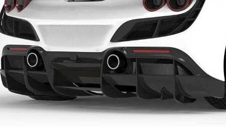Photo of 1016 Industries Carbon Rear Diffuser for the Ferrari F8 Tributo/Spider - Image 1