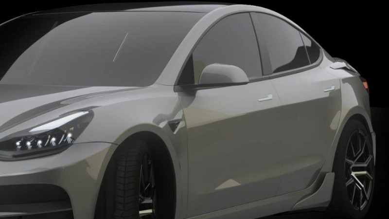 Photo of Startech Side Flaps for the Tesla Model 3 - Image 2