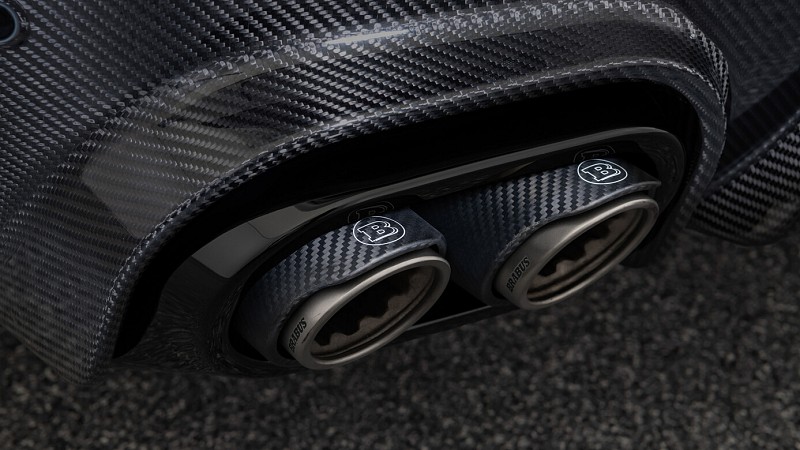 Photo of Brabus VALVE CONTROLLED SPORTS EXHAUST SYSTEM WITH CARBON TITANIUM TAILPIPES for the Mercedes Benz GLS63 AMG (X167) - Image 1